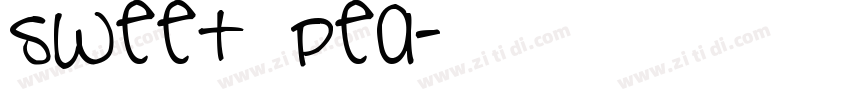 Sweet Pea字体转换